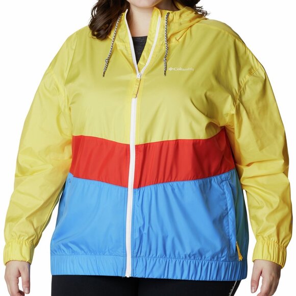 Columbia Womens Activewear Plus Size Sandy Sail Windbreaker Jacket - Picture 1 of 1
